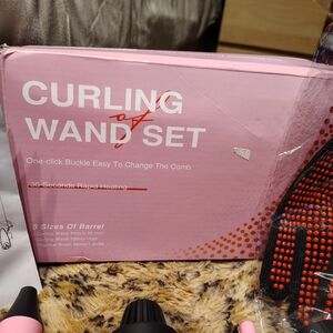 Curling Wand Set with Glove